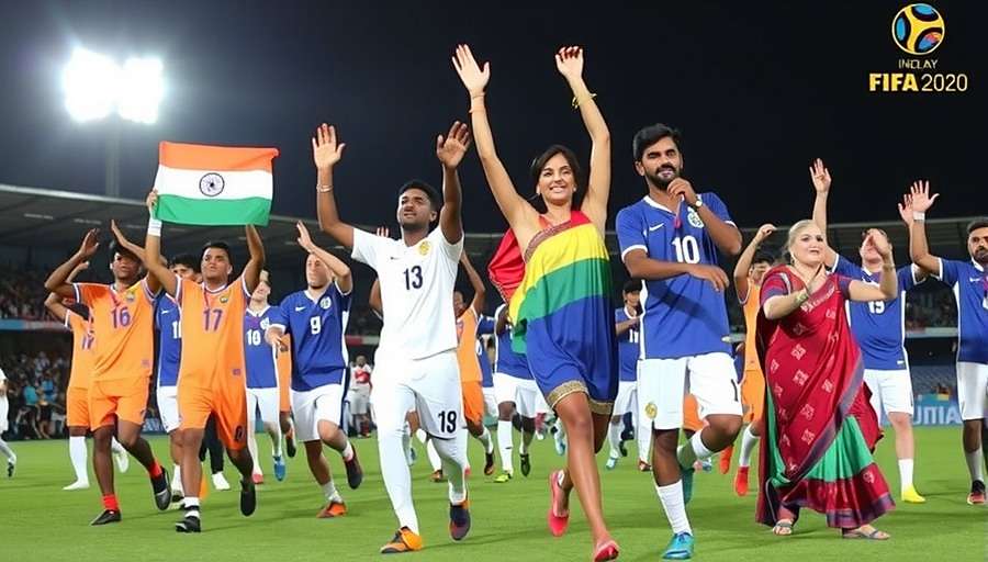 FIFA WC India Victory March showing regional Indian celebrations including Bhangra and traditional dances